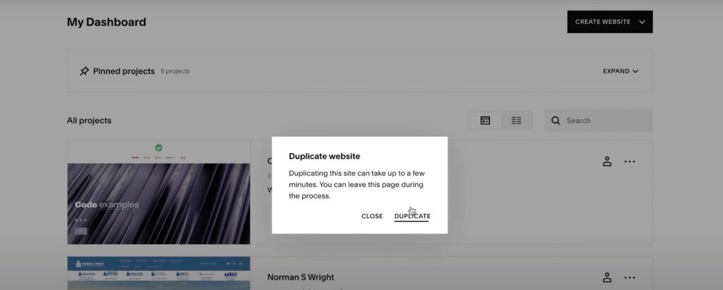 How to Duplicate a Squarespace Website