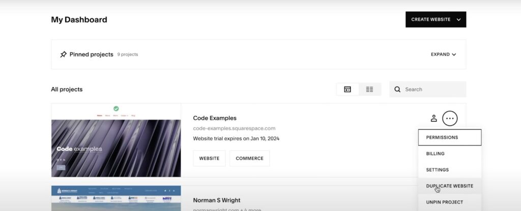 How to Duplicate a Squarespace Website