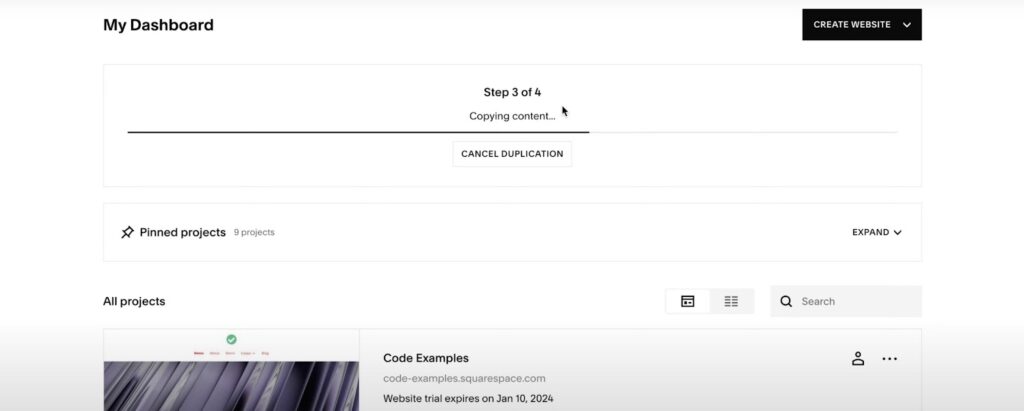 How to Duplicate a Squarespace Website